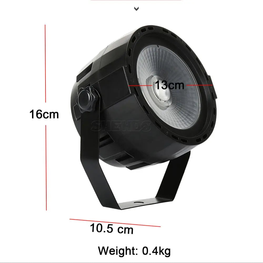 SHEHDS Mini LED Wireless Remote Control LED Par COB 30W RGB 3in1 Lighting DMX 7 For KTV DJ Disco Home Birthday Party
