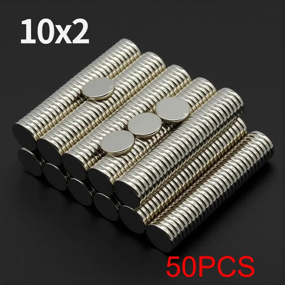 Powerful Neodymium Magnet N35 NdfeB Permanent Magnetic imanes Round Super Strong Fridge Magnets DIY 2/4/5/6/8/10x2/3mm
