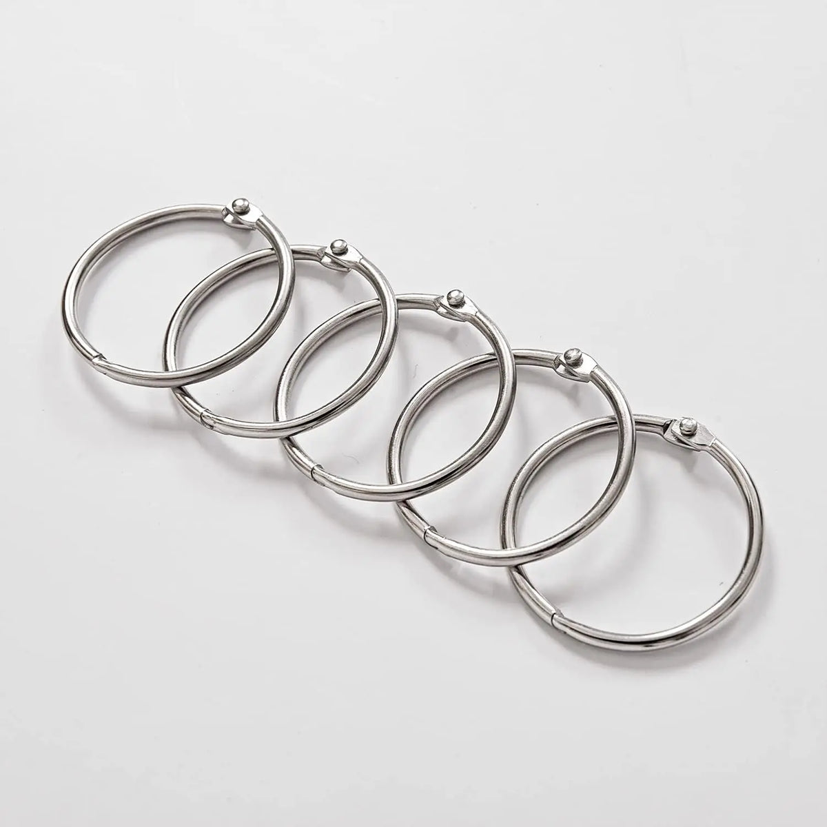 24 Pack Shower Curtain Rings,Rust Proof Shower Curtain Hooks