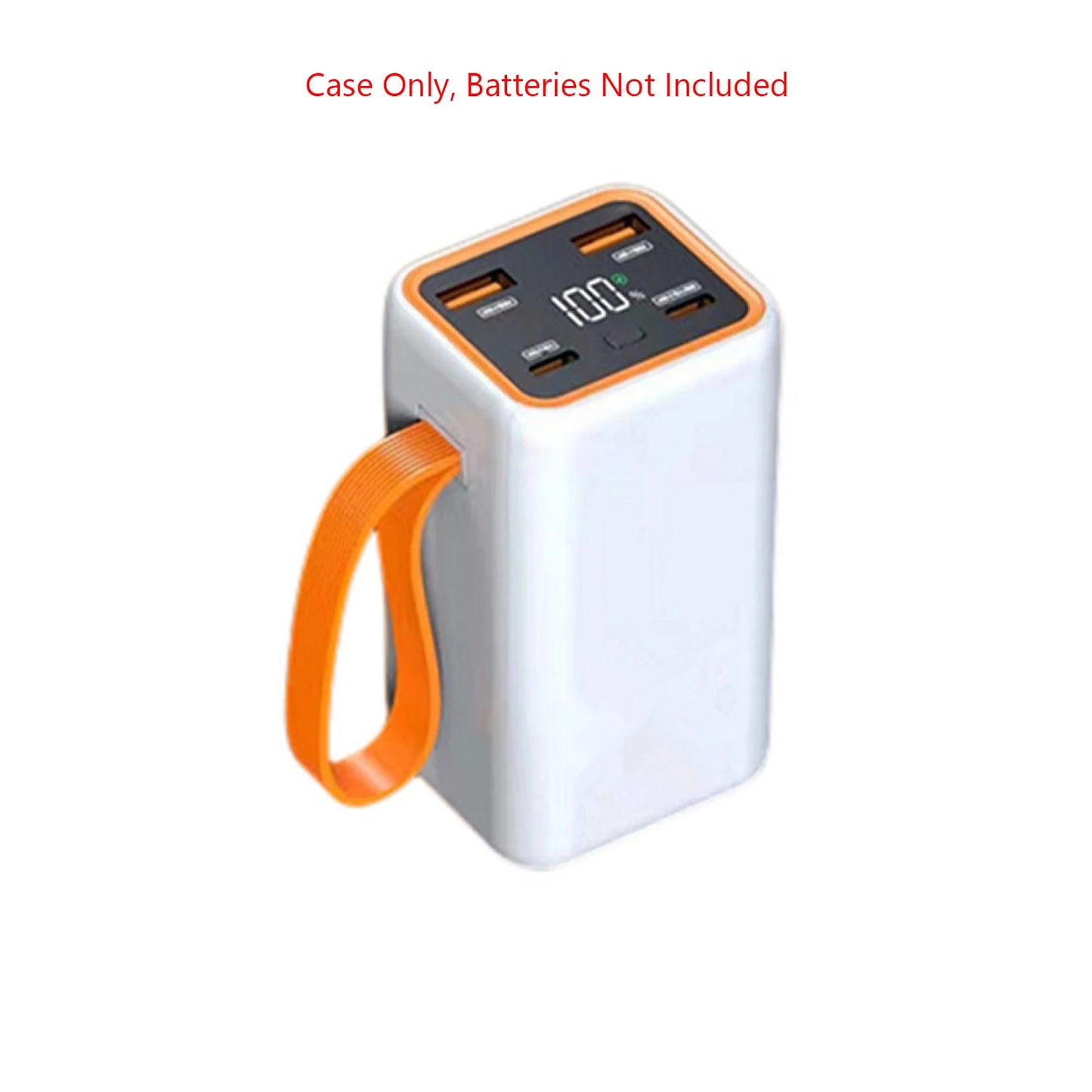 DIY Portable Power Bank Case 4 Slots 21700 Battery Power Shell Charger Box with LCD Display Power Bank DIY Case No Battery