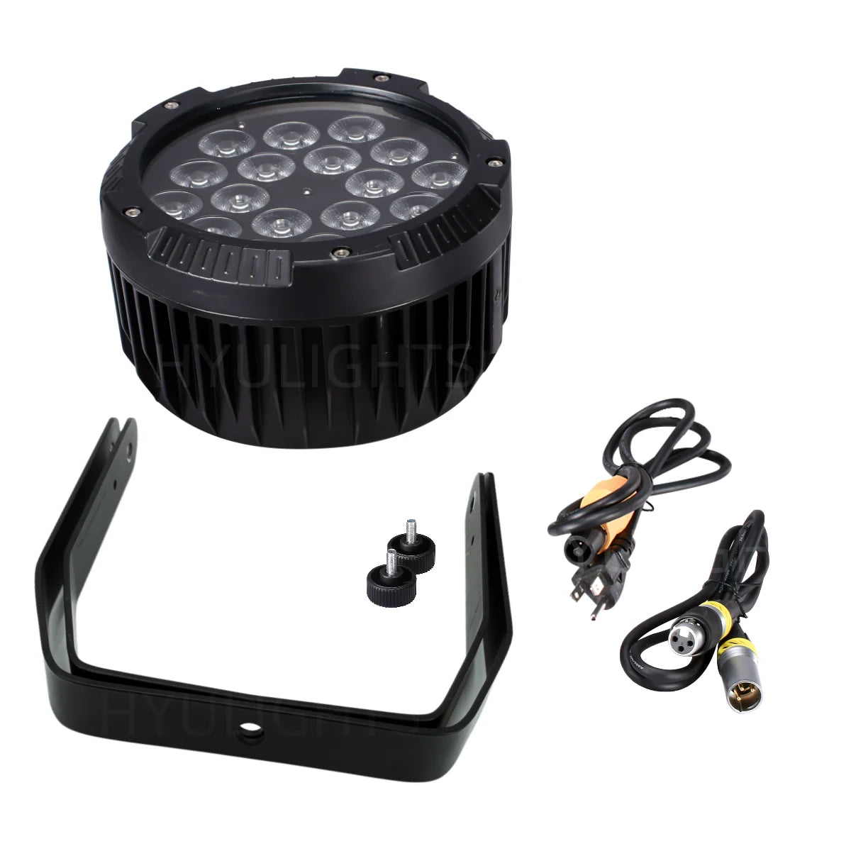 IP65 Waterproof  Stage Effect  Aluminum Led Par 18x18W RGBWA UV 6in1 DMX512 Outdoor Down Light DJ Equipment Disco Wash No Noise
