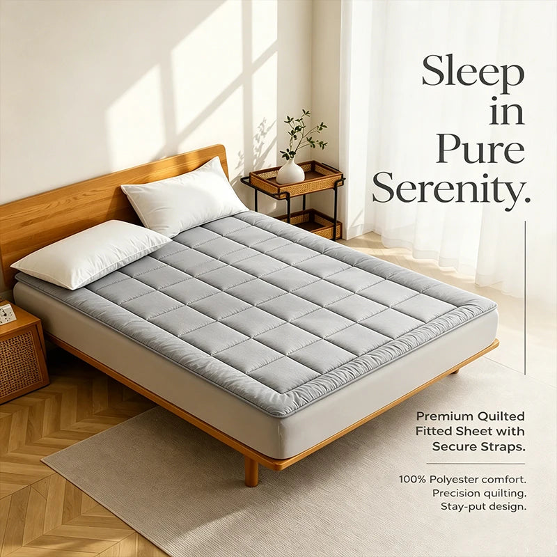 360-GSM Thin Mattress Protector Lightweight Breathable Dustproof Bedding Protection Topper Jac Penal Mattress Cover