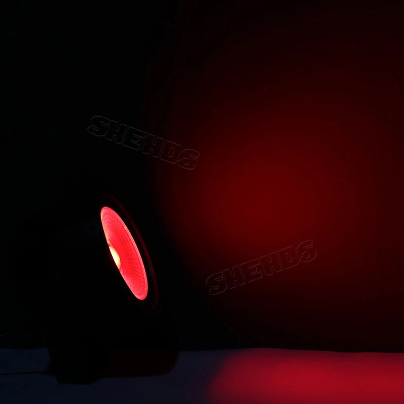 SHEHDS Mini LED Wireless Remote Control LED Par COB 30W RGB 3in1 Lighting DMX 7 For KTV DJ Disco Home Birthday Party