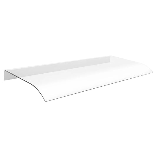 40*80cm Awning Canopy UV Rain Snow Protection for Front Door/Porch Patio Roof Rain Shelter Thicken Clear Cover Maintenance