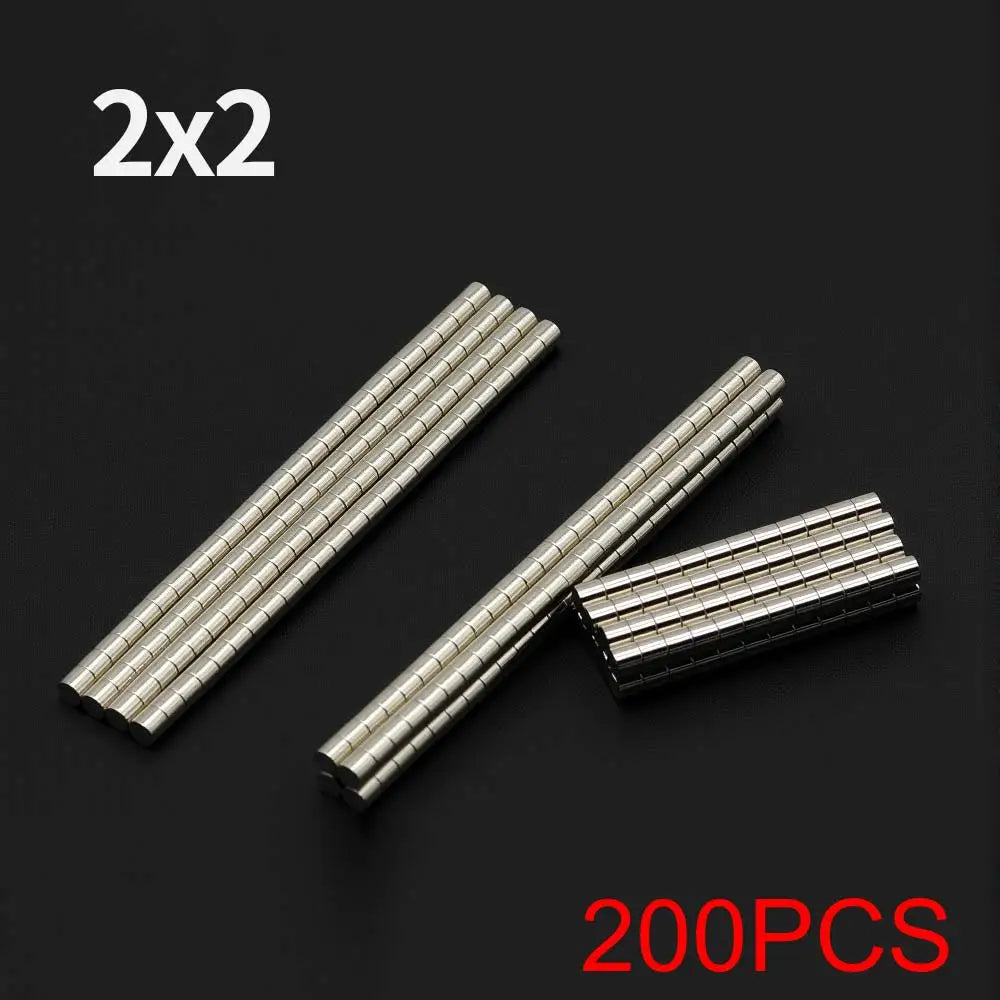 Powerful Neodymium Magnet N35 NdfeB Permanent Magnetic imanes Round Super Strong Fridge Magnets DIY 2/4/5/6/8/10x2/3mm