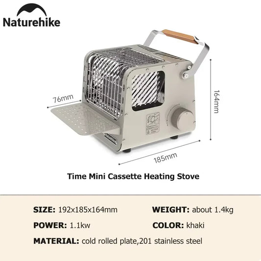 Naturehike Camp Heater Portable Space Heater for Indoor & Outdoor Use Camping Mini Cassette Heating Stove