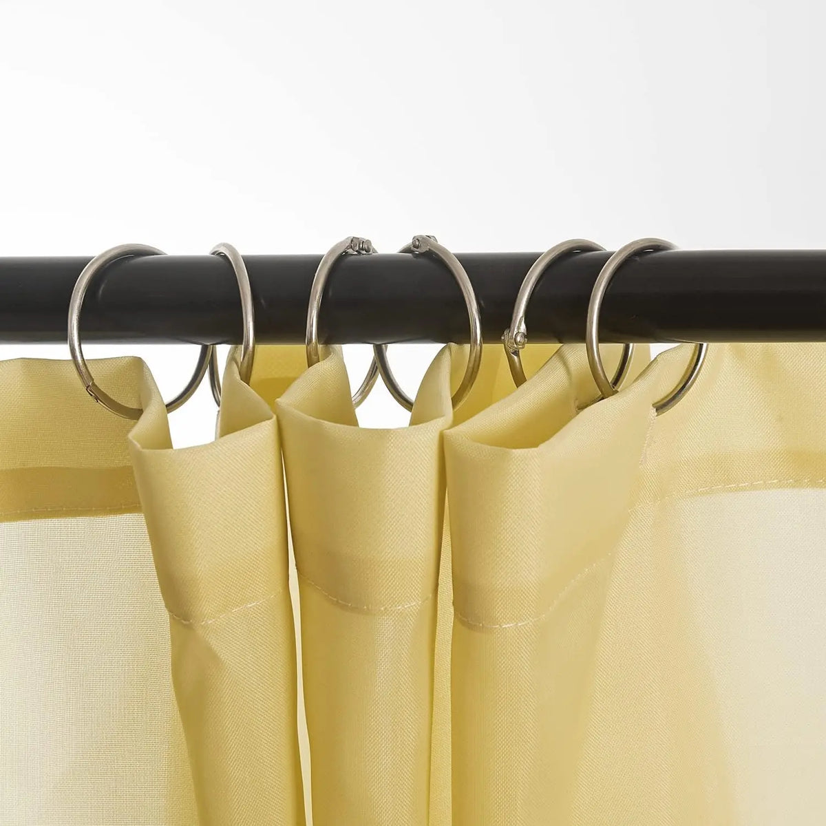 24 Pack Shower Curtain Rings,Rust Proof Shower Curtain Hooks