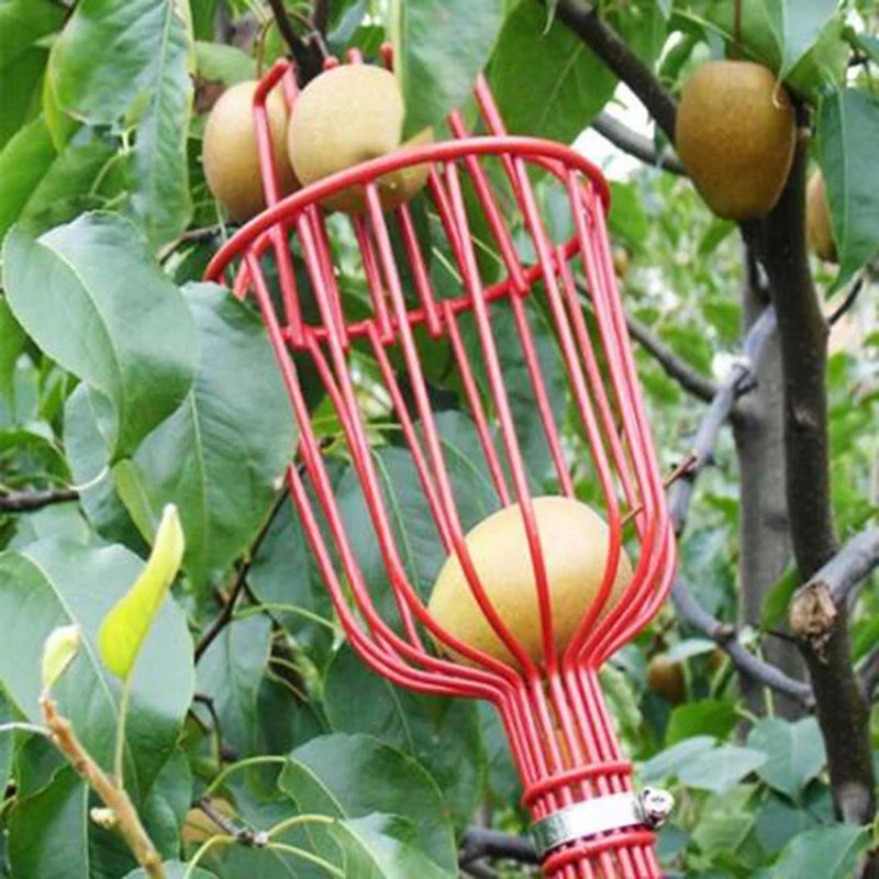 Deep Basket Fruit Picker Head Convenient Fruit Picker Catcher Apple Peach Picking Farm Garden Picking Device Garden Tools