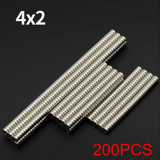 Powerful Neodymium Magnet N35 NdfeB Permanent Magnetic imanes Round Super Strong Fridge Magnets DIY 2/4/5/6/8/10x2/3mm
