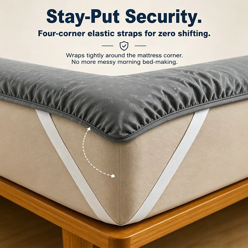 360-GSM Thin Mattress Protector Lightweight Breathable Dustproof Bedding Protection Topper Jac Penal Mattress Cover