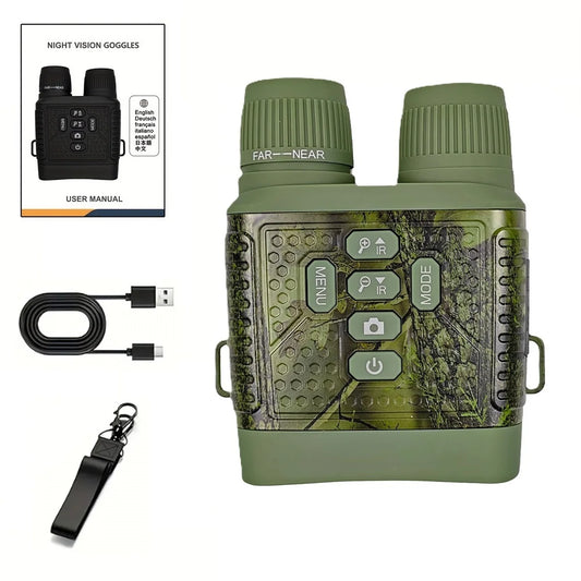 2.5K Digital Night Vision Monocular Camera 6X Digital Zoom Infrared Night Vision Goggles 800M Long Range View Rechargeable Night Vision Scope for Hunting Camping Wildlife Observation Security Surveillance