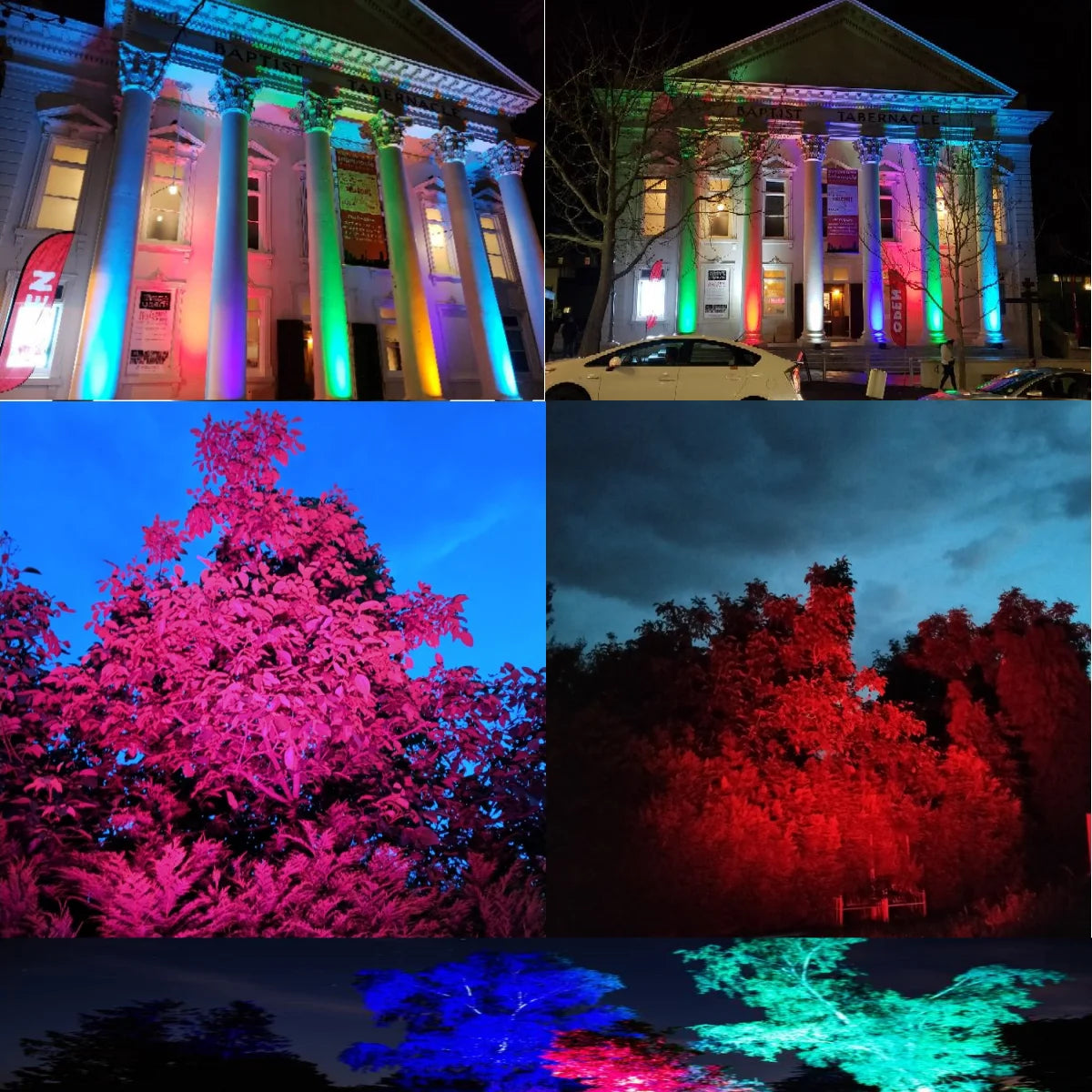 IP65 Waterproof  Stage Effect  Aluminum Led Par 18x18W RGBWA UV 6in1 DMX512 Outdoor Down Light DJ Equipment Disco Wash No Noise