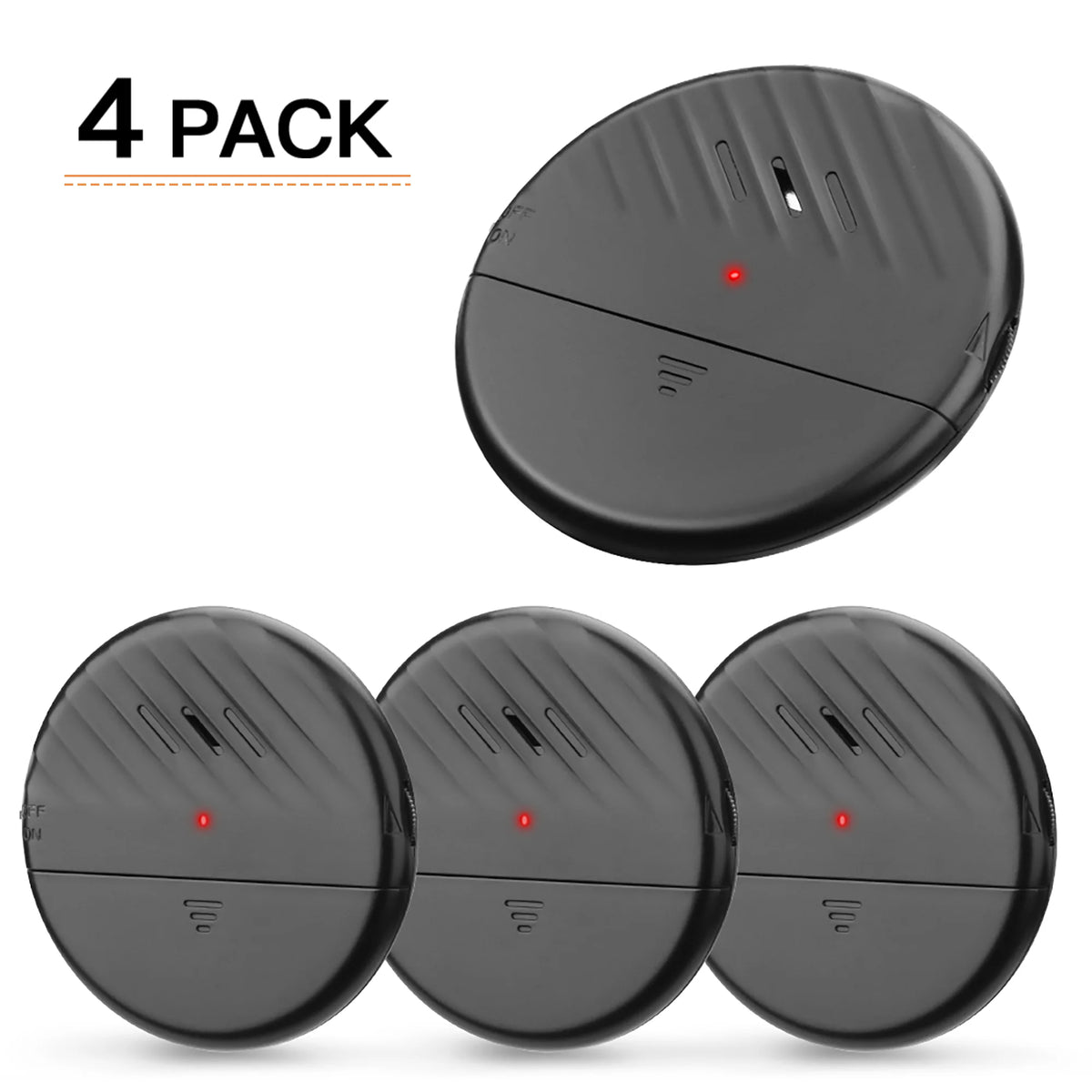 125dB Door Window Alarm Wireless Glass Break Alarm Vibration Sensor Alarm For Warning Burglars Anti-Theft Security