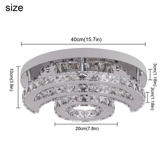 Modern Ceiling Lamp Crystal Led Sun Moon Design Chandelier Pendant Light