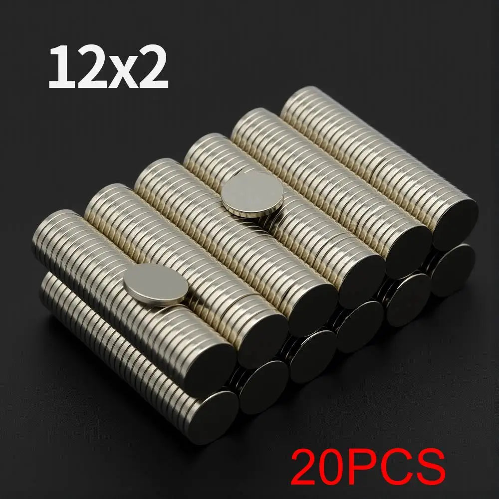 Powerful Neodymium Magnet N35 NdfeB Permanent Magnetic imanes Round Super Strong Fridge Magnets DIY 2/4/5/6/8/10x2/3mm